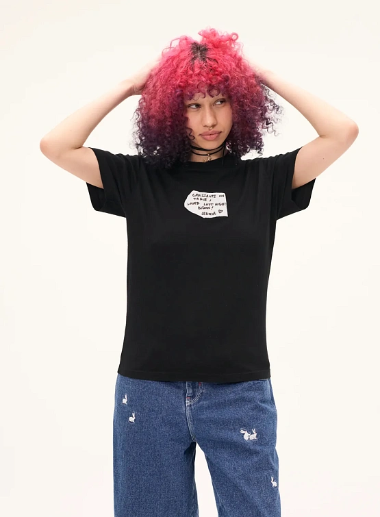 Футболка Carne Bollente Croissant Crush Black