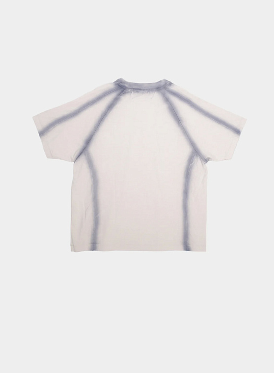 Футболка Jungles Jungles Sprayed Raw Edge White