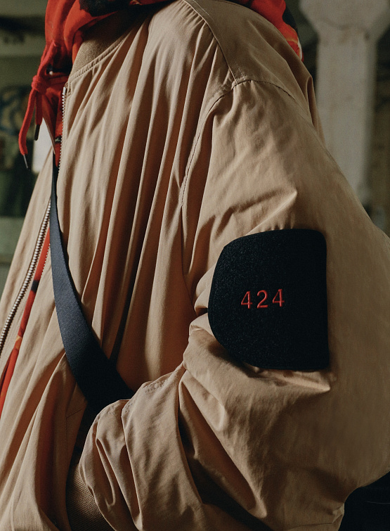 Бомбер 424 Bomber Jacket Brown