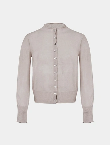 Женский кардиган AMOMENTO Wholegarment Sheer Grey