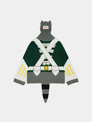 Свитер Charles Jeffrey Loverboy Animal Boo Green