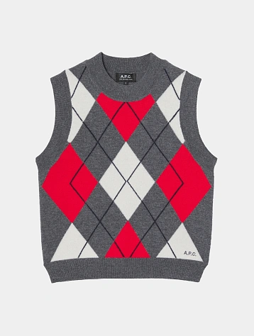 Женский жилет A.P.C. Pia Сardigan Anthracite