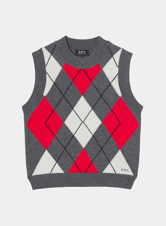 Женский жилет A.P.C. Pia Сardigan Anthracite