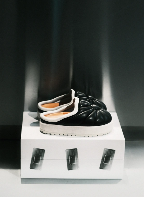 Сабо PDF Sole Uranus Leather Black