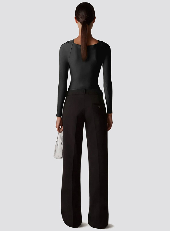 Женское боди Coperni Twisted Cut-Out Bodysuit Black