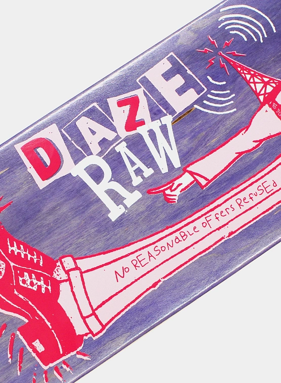Дека Daze Raw Negative Radio Purple