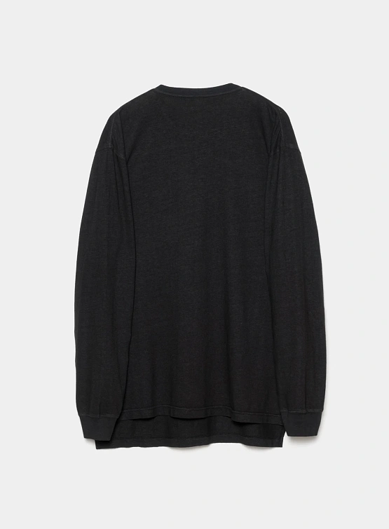 Лонгслив MAHARISHI 6001 Monk Organic Hemp Black