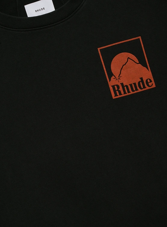 Лонгслив RHUDE Moonlight Badge Ls Vtg Black