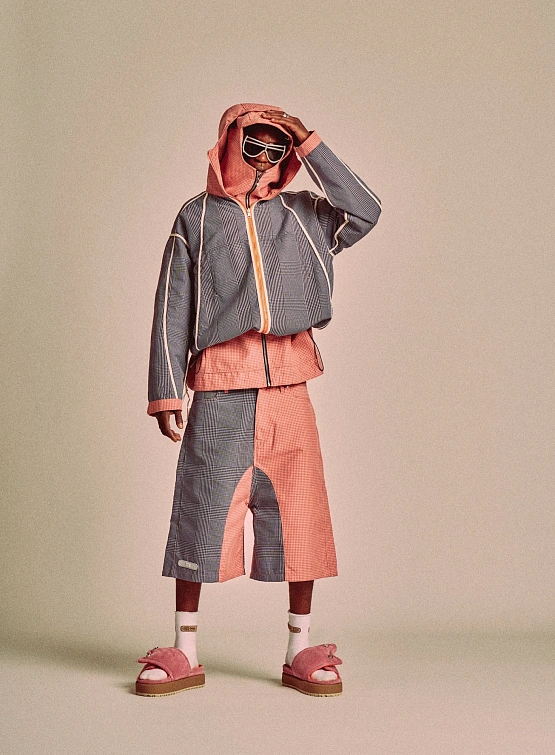 Шорты PDF Low Ride Shorts Blue Pink