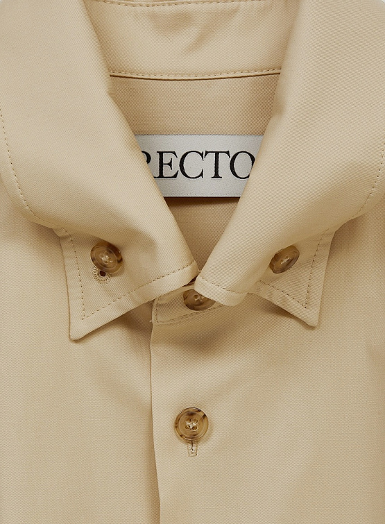 Рубашка Recto Over Crop Boat Shirt Light Beige