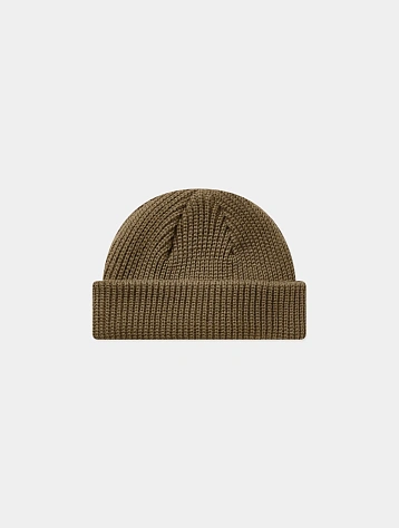 Шапка LMC Label Short Beanie Brown