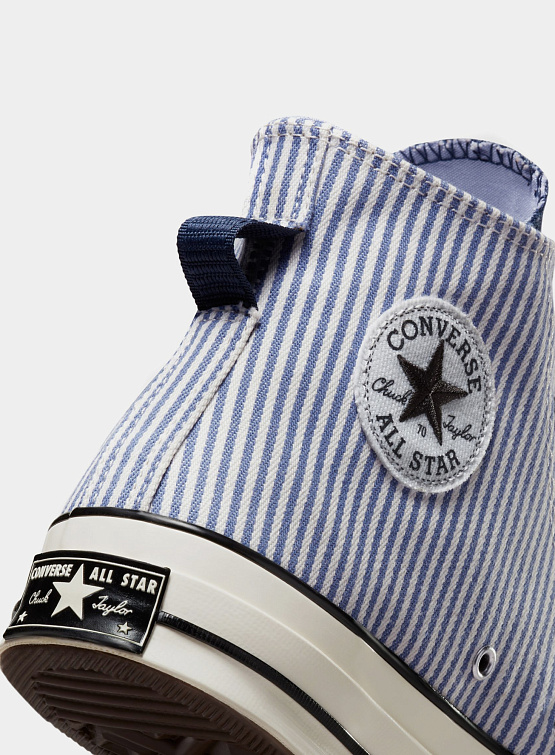 Кеды Converse Chuck 70 Hickory Stripe Washed Indigo