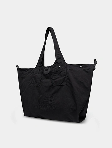 Тоут C.P. Company Twill Left Hand Logo Black