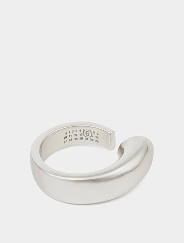 Кольцо MM6 Maison Margiela Asymmetrical Brass Ring