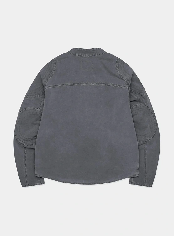 Куртка LMC Pigment Dyed Oval Globe Biker Jacket Grey