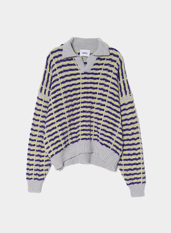 Свитер BONSAI Knit Polo Ovesize Fit Multicolour
