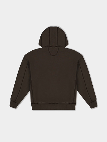 Зип-худи HAL STUDIOS Haus Hooded Sweatshirt Coffee