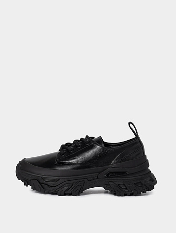 Женские кроссовки JUUN.J Leather Low-Top Sneakers Black