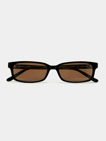 Очки Bonnie Clyde Boyfriend 2 Black & Brown Lens
