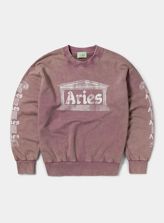 Свитшот ARIES Aged Ancient Column Sweat Pink