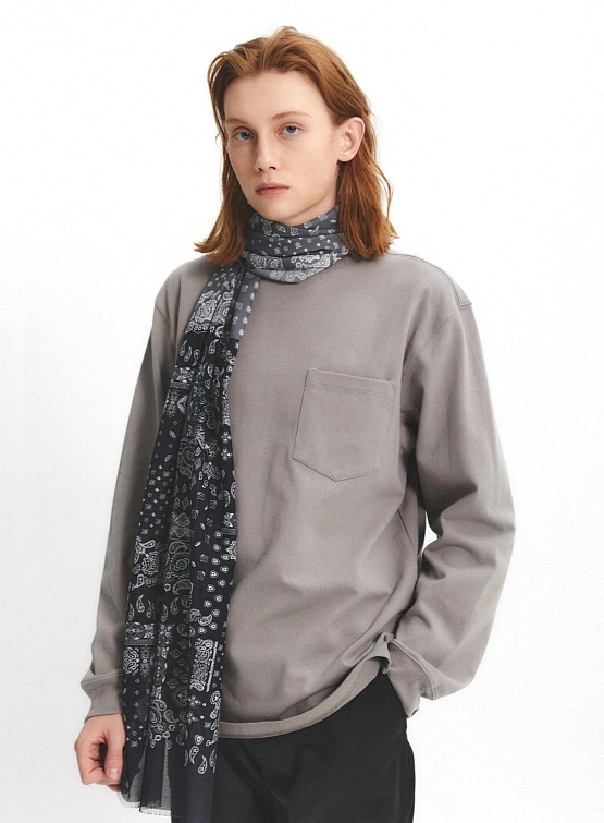 Лонгслив EASTLOGUE PERMANENT One Pocket L/S Sand Grey