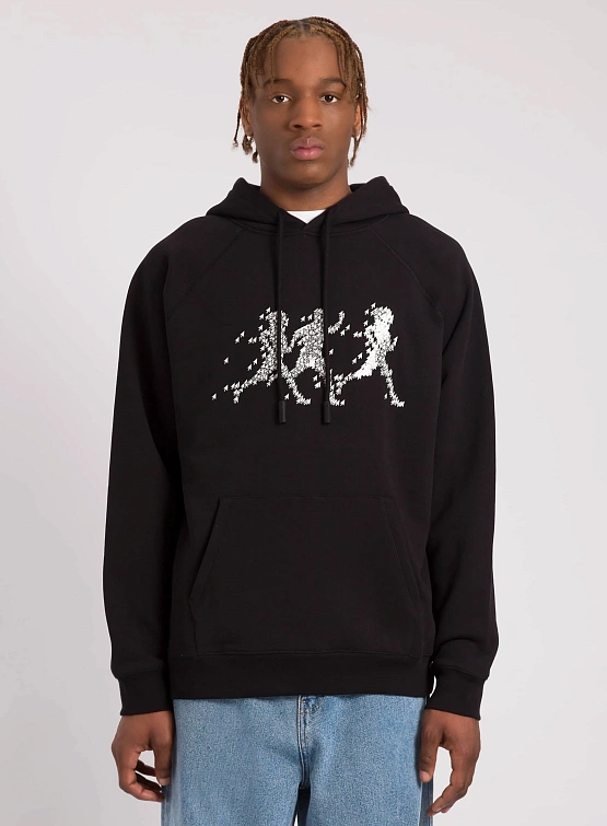 Худи 3.PARADIS Running Kids Hooded Washed Black