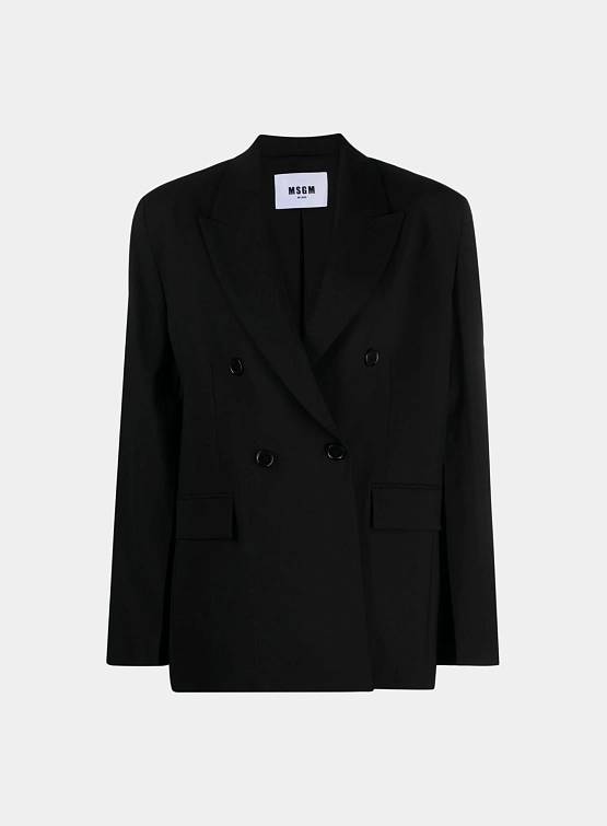 Пиджак MSGM Lightweight Wool Black