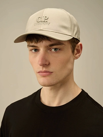 Кепка C.P. Company Chrome-R Logo Cap Vintage Khaki