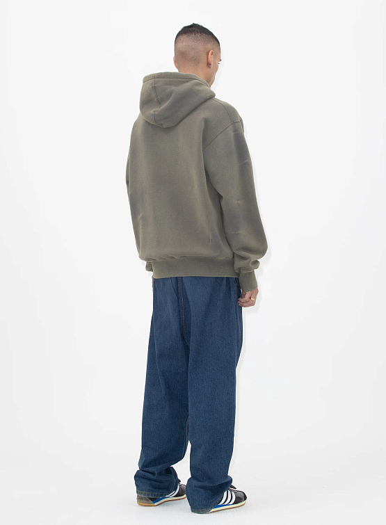 Зип-худи YESEYESEE Y.E.S Painted Zip Up Hoodie Dark Grey