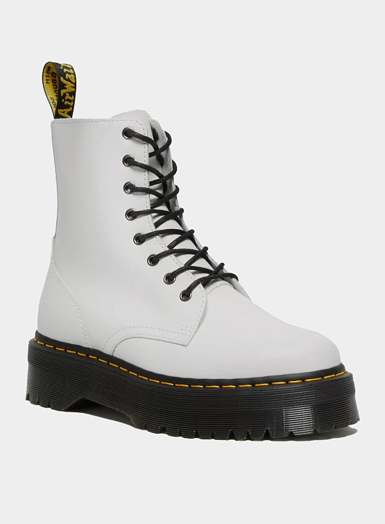 Женские ботинки Dr. Martens Jadon Smooth Platform White