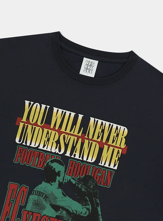 Футболка YESEYESEE Y.E.S Hooligan Tee Charcoal