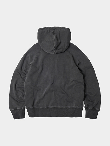 Зип-худи FrizmWORKS Og Pigment Dyeing Charcoal