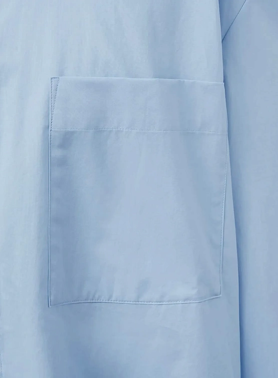 Женская рубашка AMOMENTO Oversized Shirts Light Blue
