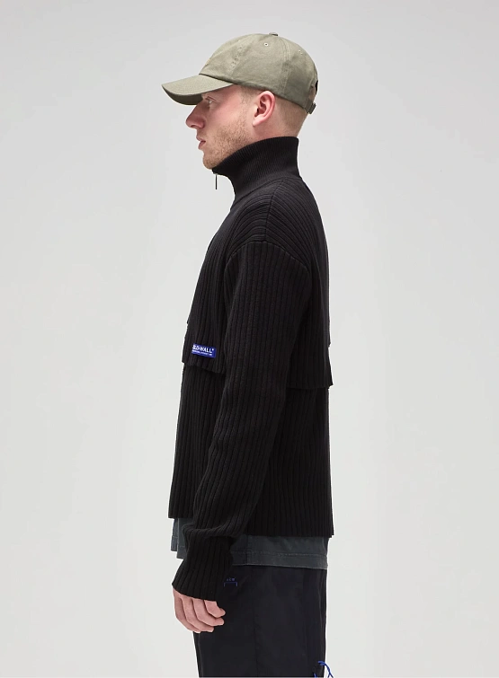 Кардиган A-COLD-WALL* Panel Knit Black