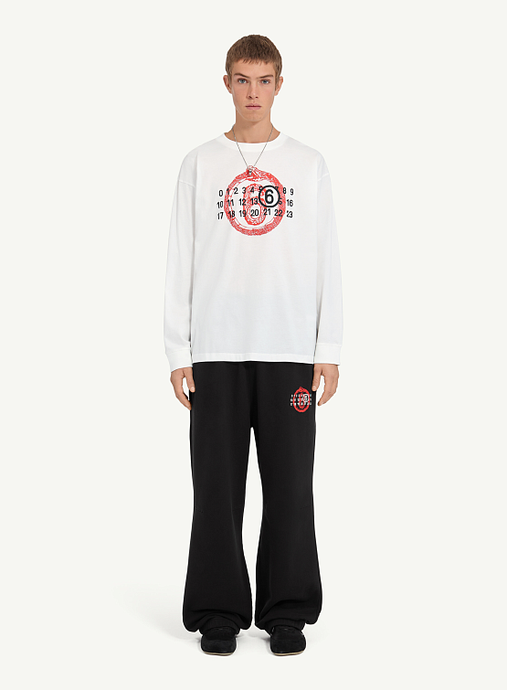 Лонгслив MM6 Maison Margiela Year Of The Snake White