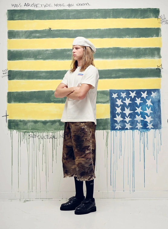 Футболка PIET Nation Bone White