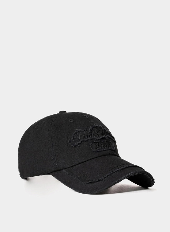 Кепка Han Kjøbenhavn Distressed 2650 Ripped Cap Black