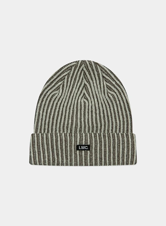 Шапка LMC Micro Box Two Tone Knit Beanie Black