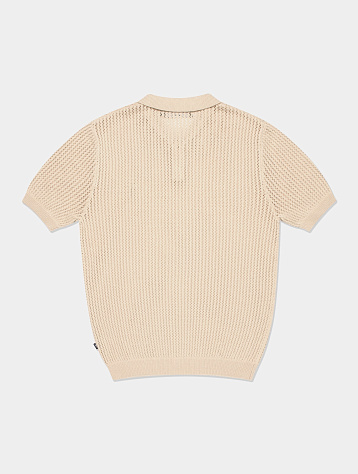 Рубашка LMC Mesh Knit Polo Shirt Ivory
