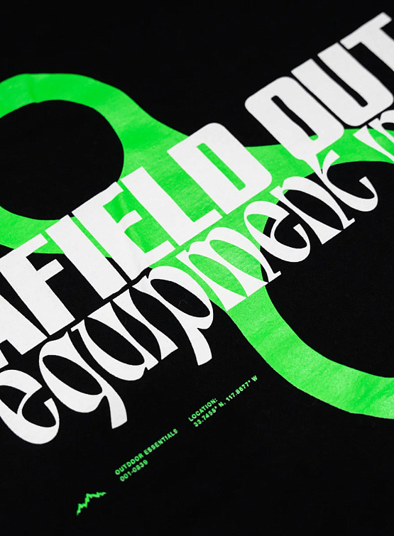 Футболка Afield Out Supply T-Shirt Black