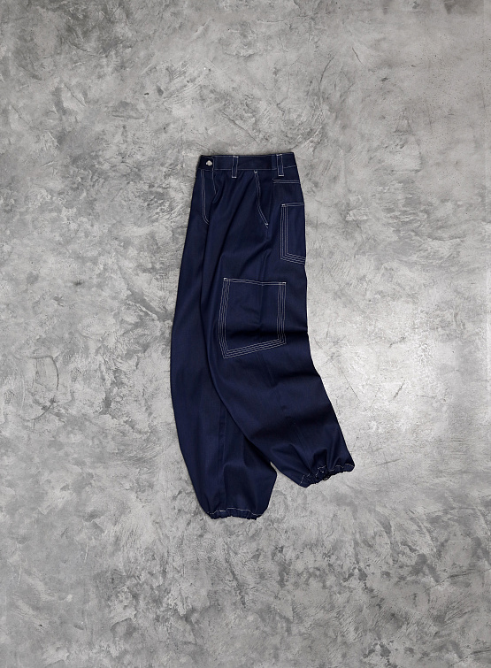 Брюки Sunnei Fit Loose Pants Blue