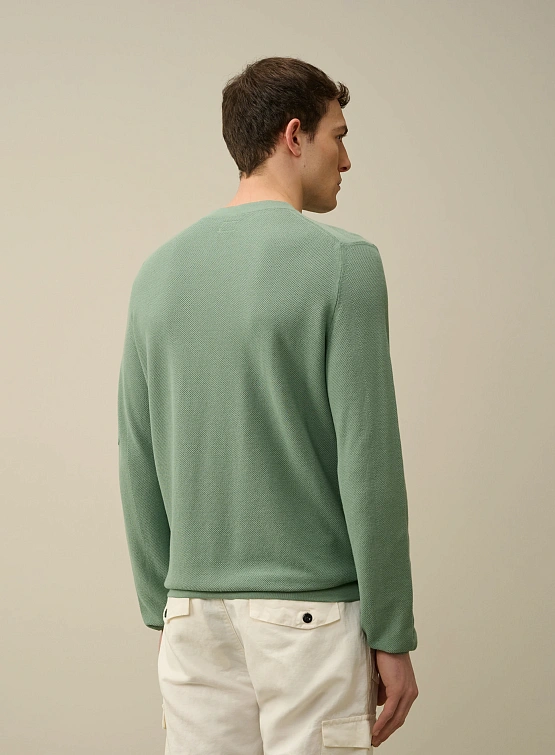Свитшот C.P. Company Cotton Crepe Knit Green Bay