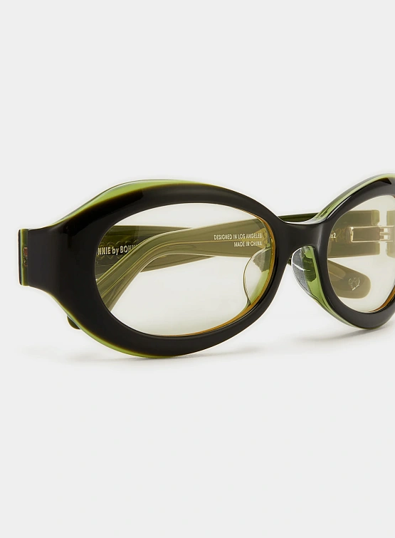 Очки Bonnie Clyde XOXOx2 Dark Green & Yellow Tint