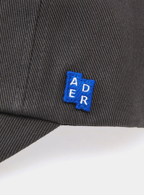Кепка ADERERROR Sig; BL Tag Cap 03 Charcoal