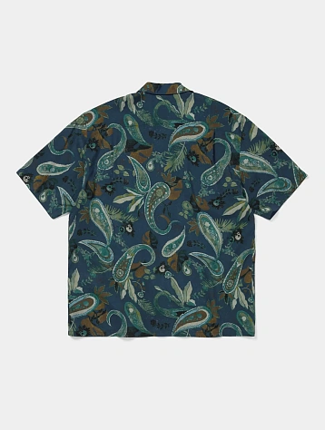 Рубашка thisisneverthat Weird Paisley S/S Shirt Navy