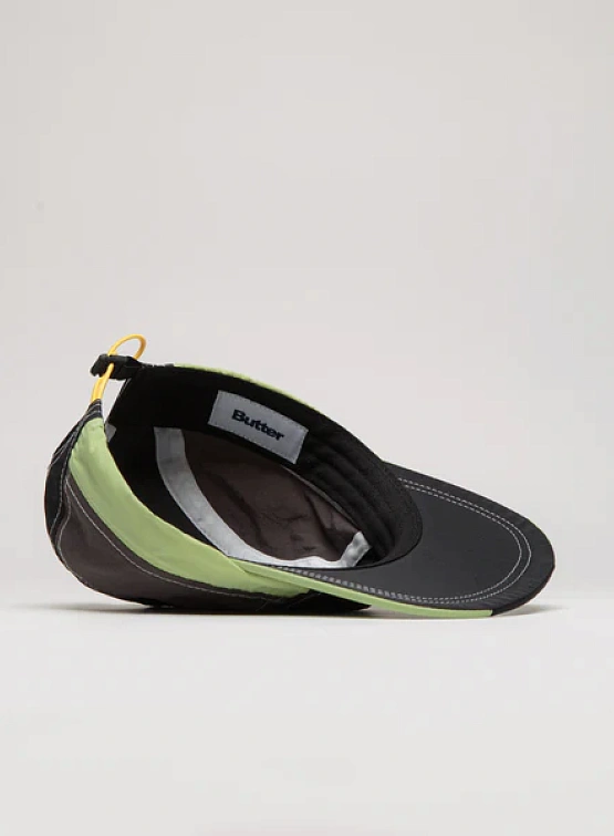 Кепка Butter Goods Stream 4 Panel Cap Black/Pistachio