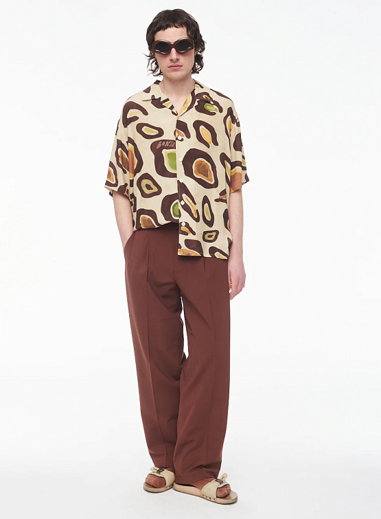 Рубашка BONSAI Oversize Bowling Shirt Graphic