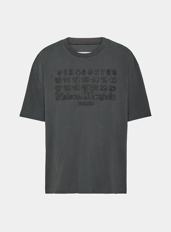 Футболка Maison Margiela Embroidered Logo Black