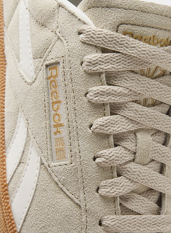 Женские кеды Reebok Club C Grounds Beige/Gum