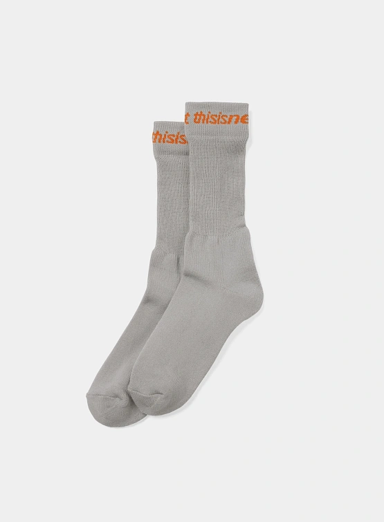 Носки thisisneverthat D/SP-Logo Socks Grey